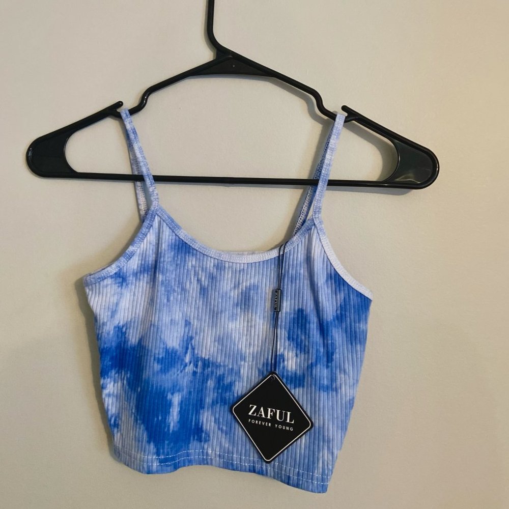 NWT Zaful Tye Dye Cropped Tank
